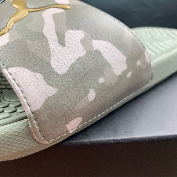 Puma Cool Cat Forest Camo Women’s Slides - Picture 7 of 9